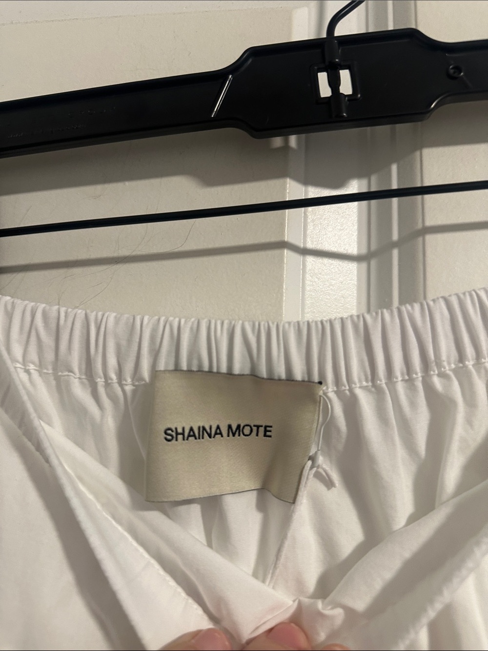 NWT Shaina Mote Gilot Cotton Maxi Skirt in Salt White Bright size M - Picture 6 of 11